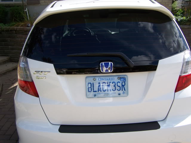 Rear License Plate Rattle Unofficial Honda Fit Forums