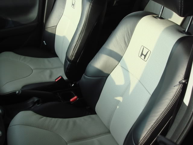 Saw An 09 Fit Sport With Leather Interior Page 2 Unofficial Honda Forums - Honda Del Sol Leather Seat Covers