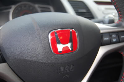 Awesome Interior Mod The Type R Style Steering Wheel Badge